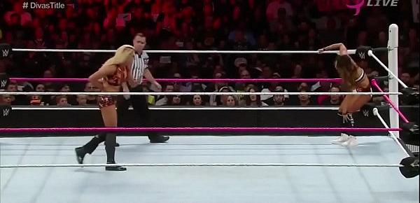  Nikki Bella vs Charlotte. Hell in a Cell 2015.